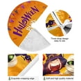 thumbnail image 2 of FMSHPON Halloween Cartoon Pattern Xmas Christmas Tree Skirt Stand Mat for Holiday Party Decoration Indoor Outdoor 48 inches, 2 of 6