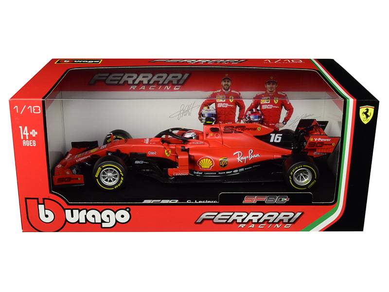 Details about   1/18 BBURAGO 16807 Ferrari SF90 C.Leclerc FORMULA 1 F1 #16 Diecast Model Car 