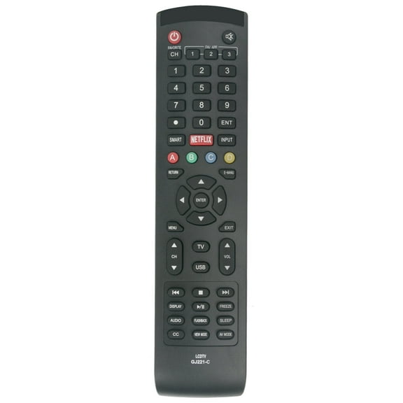 GJ221-C Replace Remote for Sharp TV 32LE653U 40LE653U LC-43LE653U LC-65LE654U