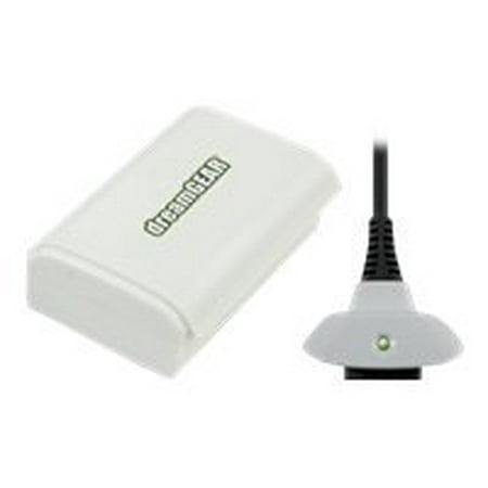 dreamGEAR XBOX 360 POWER PACK - Battery charger + battery - white - for Microsoft Xbox
