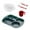 Green, variant on Spoons and Forks Set, Plastic Dinner Childrens Christmas Dinner Household Fall-Proof Fast Food Dinner Bowl Water Cup Spoon Fork Five Sets