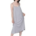 thumbnail image 4 of ShengRui Women's Nightgown Cami Cotton Sleepwear Plus Size Sleeveless Loungewear, 4 of 5