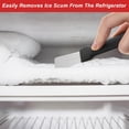 thumbnail image 4 of JP Non-Scratch Kitchen Scraper Set - Ergonomic Cleaning Tools for Glass Stove Tops & Oven Pans, Safe Corner & Seam Cleaning, 2-Piece Set, Black & Red, 4 of 7