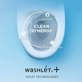 thumbnail image 3 of TOTO MW4543056CEFGA#01 Drake II Two Piece Elongated Toilet with Auto Flush - S550e Washlet/Bidet Seat Included, 3 of 10