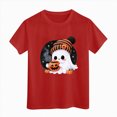 thumbnail image 6 of KPVEVIQ Toddler Boy Girl Pumpkin Print Spooky Halloween T-Shirt Short Sleeve Kids Fun Tops, 6 of 6