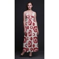 thumbnail image 3 of Bimba Robe Longue Chic Imprimée Teinture sur Nœuds pour Femmes, Style Bohème, Maxi d'Été, Tenue de Plage - Xxx-Grand, 3 of 5