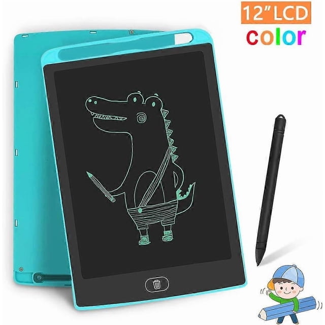 LCD Writing Tablet, 12 Inch Colorful Writing Board, Electronic Doodle Pads Drawing Board Gift for Kids Boy Girl Presents