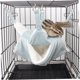 thumbnail image 4 of unbranded Nest Para Hamster Y Mascotas En De Flannel Azul Doble Calentita, 4 of 8
