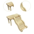 thumbnail image 6 of Hamster Table Ladder Platform Wood Integrated Exercise Station Decorative Cage Toy for Small Pet Playground, 6 of 9