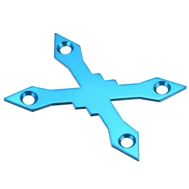 Unique Bargains Joint de Planche à Roulettes Protecteur de Pont Longboard Anti-Fuite Matériel Bleu Forme x