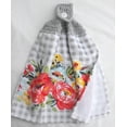 thumbnail image 3 of PIONEER SWEET ROMANCE GREY GINGHAM FLORAL - HANDMADE DOUBLE THICK HANGING KITCHEN TOWEL, 3 of 3