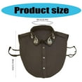 thumbnail image 5 of Rhinestones False Collar Half Shirt Removable Blouse for Women Favor, 5 of 15