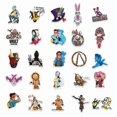 thumbnail image 5 of Pegatinas Borderlands de vinilo impermeables tipo anime, 50 unidades/lote, 5 of 5