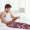 thumbnail image 5 of Sikiie Rooster Head Pajama Pants Men, PJ Bottoms, Sleep & Lounge Pants-Large, 5 of 6