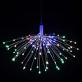 thumbnail image 6 of Morttic 4 Pack Firework Lights Led Copper Wire Starburst String Lights 8 Modes Battery Operated Fairy Lights with Remote, Wedding Christmas Decorative Hanging Lights for Party Patio, Multicolor, 6 of 9