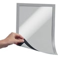thumbnail image 4 of Soporte magnético para letreros Duraframe duradero, tamaño carta, plateado, x2, 4 of 4