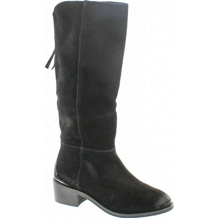 Naughty Monkey Womens Rock - Naughty Monkey Stride Women Round Toe Leather Black Knee High Boot