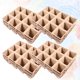 thumbnail image 3 of 18 macetas de papel de 12 celdas para iniciar plantas, kit de tazas para vivero de hierbas, bandeja de cultivo de pulpa de papel biodegradable orgánica., 3 of 7