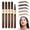 5-Color Mix, variant on 2Pcs Waterproof 4-Tip Microblading Eyebrow Pen for Busy Women & Makeup Lovers, Say Goodbye to Sparse Brows, Natural Hair-Like Strokes All Day, Smudge-Proof & Long-Lasting (Brown)