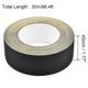 thumbnail image 2 of Uxcell 30m/98.4Ft 45mm Cinta adhesiva de tela de acetato de alta temperatura negra, 2 of 5