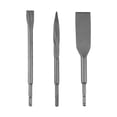 thumbnail image 1 of 3Pcs Electric Hammer Chisel Set for Tile Concrete Stone Rotary Hammer Drill, 1 of 9