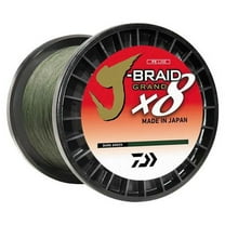 Daiwa J-Braid X8 Grand Braided Line 50lbs 300YD, Green