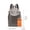 gray, variant on Genuine Leather Cowhide Backpack, Women's Casual Daypack, Multiuse Anti Theft Shoulder Bag