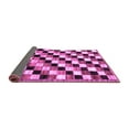 thumbnail image 2 of Ahgly Company Indoor Rectangle Checkered Purple Modern Area Rugs, 5' x 7', 2 of 4