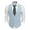Blue, variant on HAOMEILI Men's Suit Vest Business Formal Dress Waistcoat Vest with 3 Pockets for Suit or Tuxedo