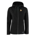 thumbnail image 2 of Women's Cutter & Buck Black Athletics Evoke Eco Softshell Recycled Full-Zip Jacket, 2 of 3