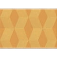 thumbnail image 1 of Ahgly Company Machine Washable Indoor Rectangle Transitional Saffron Yellow Area Rugs, 7' x 10', 1 of 7