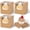 Brown/70Pcs, variant on 70 count Cupcake Boxes, 3.5inches Auto-Pop up Single Individual Pre-Assembled White Cake Boxes with Window and Inserts Single Cupcake Containers for Birthdays, Wedding(White/70Pcs)