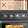 thumbnail image 6 of 24Qt/23L Air Fryer, 7-in-1 Air Fryer Toast Oven Combo with Roast/Defrost, E-Recipes, Grey, 6 of 9