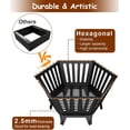thumbnail image 4 of 22.5 Inch Portable Hexagon Fire Pit with Travel Bag — Smokeless Patented Design Outdoor Wood Burning Fire Pit for Camping, Backyard, , Bonfire, Picnic and BBQ, Vertical Hollow Style, 4 of 6
