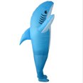 thumbnail image 4 of Funny Inflatable Costumes Adult Halloween Fancy Dress Scary Shark Dress Costume, 4 of 5