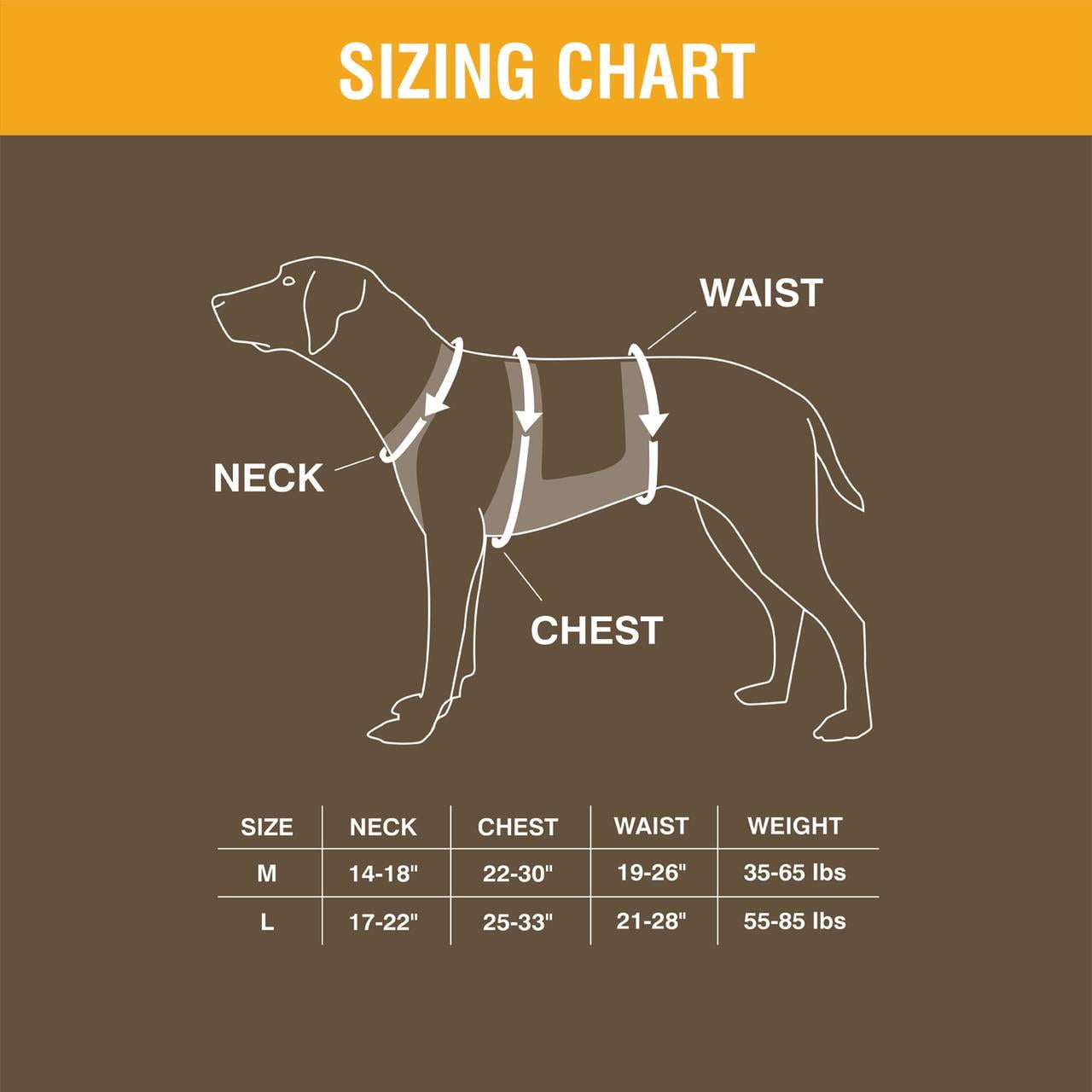 Browning Pet Vests, Hi Vis Safety Vests For Dogs, Safety Orange, Medium, Chest Protection Vest