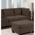 thumbnail image 2 of Newboti Furniture Living Room Furniture Corner Wedge Black Coffee Linen Like Fabric 1pc Cushion Wedge Sofa Wooden Legs 06903, 2 of 15