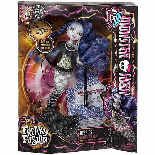 Monster High Freaky Fusion Hybrids Sirena Von Boo Doll