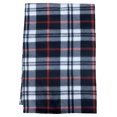 thumbnail image 3 of Yacht & Smith Warm Fleece Knit Winter Neck Scarves, Bulk, Unisex Black Plaid Stripe Design (6 PACK FLEECE PLAID), 3 of 9