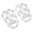 thumbnail image 4 of Reemplazo de aleación de aluminio de pedales de reposapiés anchos para motocicleta de 2 piezas para CB500X 2015-2016 Plata, 4 of 5