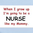 thumbnail image 2 of CafePress - Nurse (Like My Mommy) Infant Bodysuit - Baby Light Bodysuit, Size Newborn - 24 Months, 2 of 4