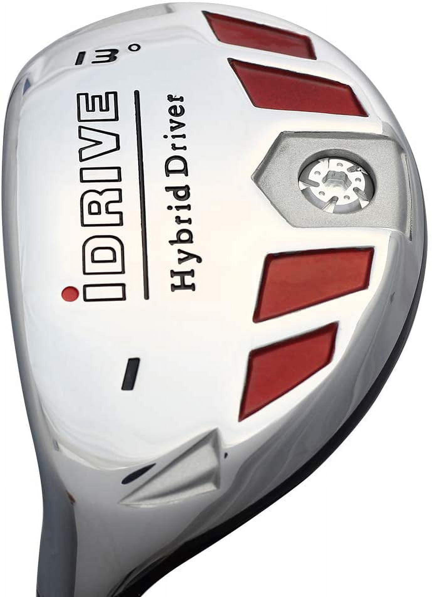 Left Handed - Senior Men's #1 iDrive 13° Driving One Iron Wood Hybrid Driver Premium Ultra Forgiving Senior Flex Graphite Shaft Tacki-Mac Midsize Grips