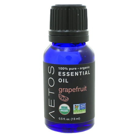 Aetos Essential Oils Grapefruit Essential Oil Organic NonGMO Help Alleviate Mood and Promote Weight Loss
