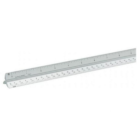 Alvin 30cm Aluminum Metric Triangular Scale