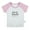 Short Pink Raglan T-shirt, variant on When Two Became Three Funny T shirt For Baby, Newborn Babies T-shirts, Infant Tops, 0-24M Kids Graphic Tees Clothing (Long Black Raglan T-shirt, 0-6 Months)