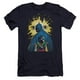 Batman Watchers-Premuim Toile Adulte Slim Fit T-Shirt&44; Marine - Petit – image 1 sur 1