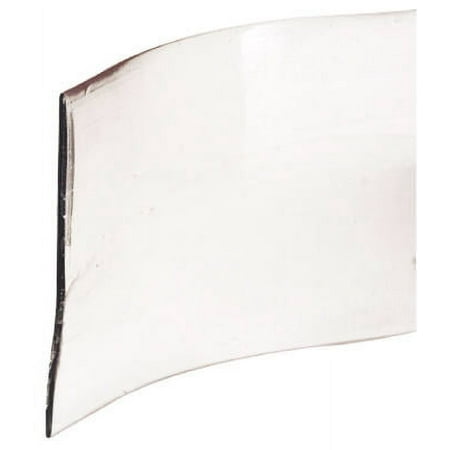 Slide-Co 194236 Shower Door Bottom Seal, Flat, Clear
