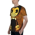 thumbnail image 6 of Unisex Bendy And The Ink Machine 3d Graphic Print Shirts For Mens Womens Casual Short Sleeve Tee Shirts Top, 6 of 7