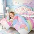 thumbnail image 3 of Manfei Cartoon Axolotl Twin Comforter Sets,Colorful Salamander Bedding Set,Polkadot Reversible,2pcs,1 Comforter and 1 Pillowcase, 3 of 7