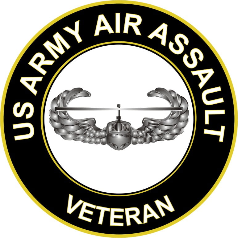 10 Inch U.S. Army Air Assault Veteran Sticker Decal - Walmart.com ...